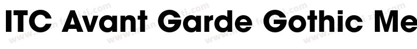 ITC Avant Garde Gothic Medium字体转换